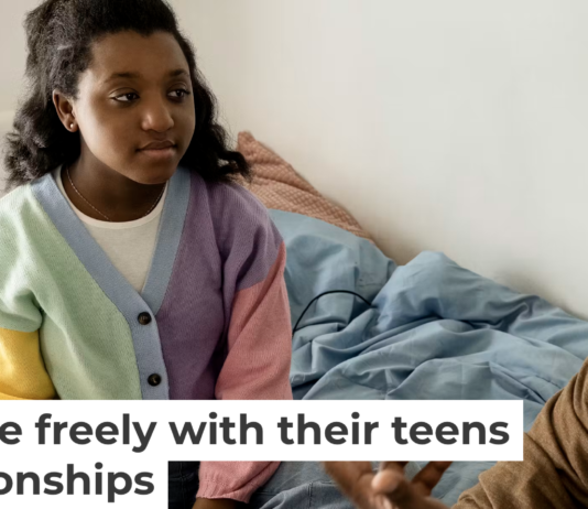 Compared to the previous generation, fathers now are more likely to be involved in their teens’ lives. The Good Brigade/DigitalVision via Getty Images